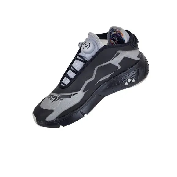 REEBOK Pumps MODEL F GLITCH PACK Black Pure Gray Shadow FX9310 B Grade Size 8