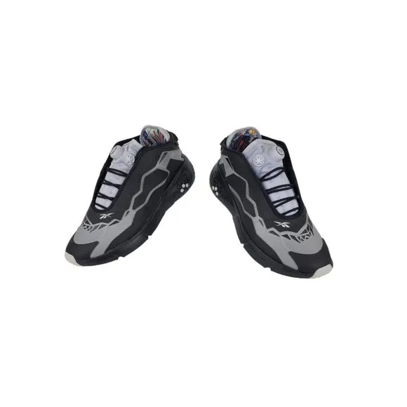 REEBOK Pumps MODEL F GLITCH PACK Black Pure Gray Shadow FX9310 B Grade Size 8