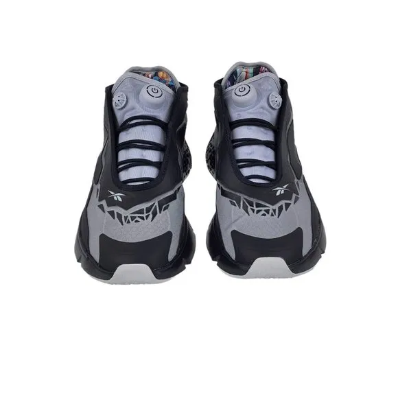 REEBOK Pumps MODEL F GLITCH PACK Black Pure Gray Shadow FX9310 B Grade Size 8