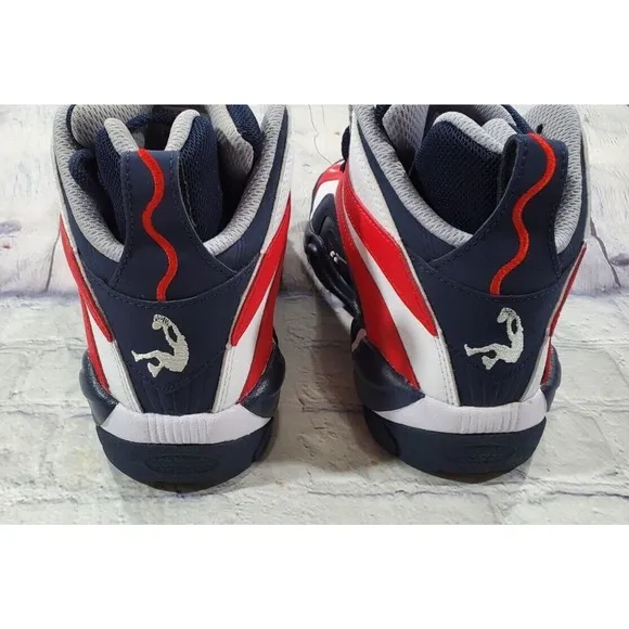 Reebok Shaqnosis USA Shaq Basketball Shoes Red Blue White FV2971 MENS SIZE 7.5