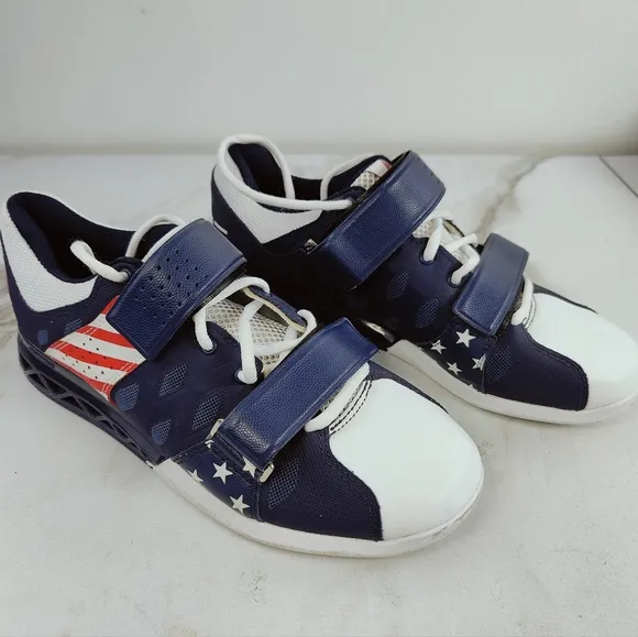 Reebok Women's Stars Stripes CrossFit Lifter Plus 2.0 Sneakers Training Shoes, 8