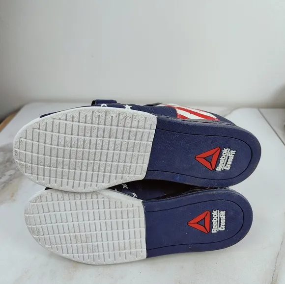 Reebok Women's Stars Stripes CrossFit Lifter Plus 2.0 Sneakers Training Shoes, 8