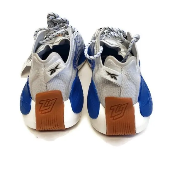 Reebok Zig Kinetica II Running Shoes Mens Size 4.5 Womens 6 FX3019 White Blue
