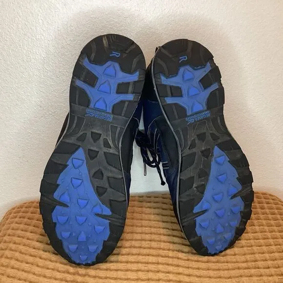 Regatta Samaris II Low Men's Sz 10 Waterproof Outdoor Hiking Walking Shoes Blue