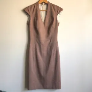 Reiss 'Turner' Dress Cap Sleeve V Neck Knee Length Professional Office Size 2