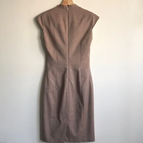 Reiss 'Turner' Dress Cap Sleeve V Neck Knee Length Professional Office Size 2