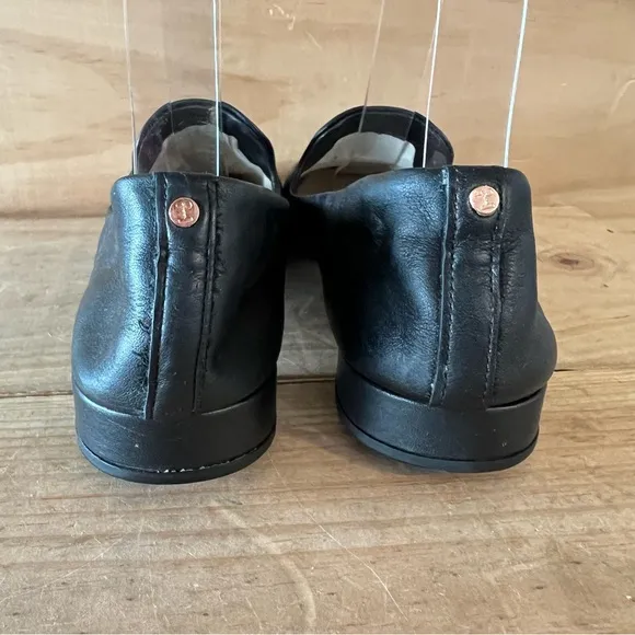 Repetto Daren Squared Toe Loafers in Black Leather size 36.5