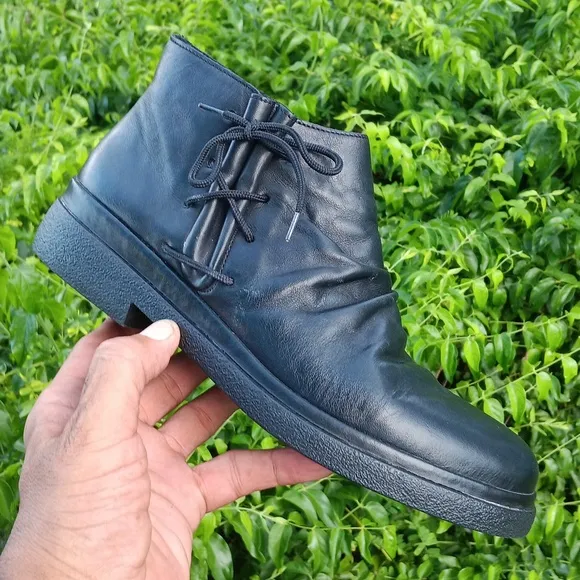 Rieker Genuine Leather Ankle Boot (Rubber Sole_)