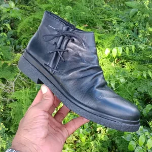 Rieker Genuine Leather Ankle Boot (Rubber Sole_)