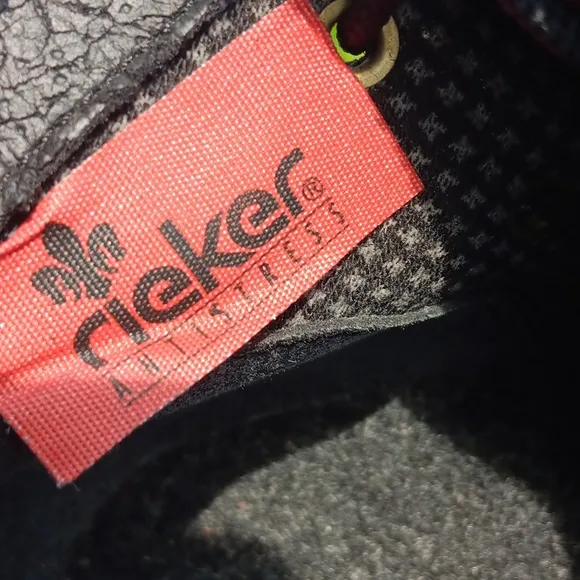 Rieker Genuine Leather Ankle Boot (Rubber Sole_)