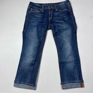 Rock Revival | “Cecilia” Straight Cuffed  Jeans