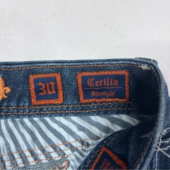 Rock Revival | “Cecilia” Straight Cuffed  Jeans