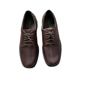 ROCKPORT MEN'S CHOCOLATE BROWN MARGIN STYLE K-7225 DERBY DRESS SHOES SZ 9 NWOT