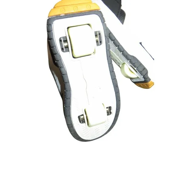 Roller Boltz White &amp; Black Lace Up Sneaker Skates Wheel Bottom Shoes Toddler 13