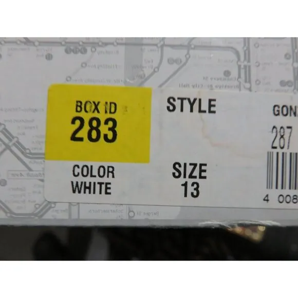 Roller Boltz White &amp; Black Lace Up Sneaker Skates Wheel Bottom Shoes Toddler 13