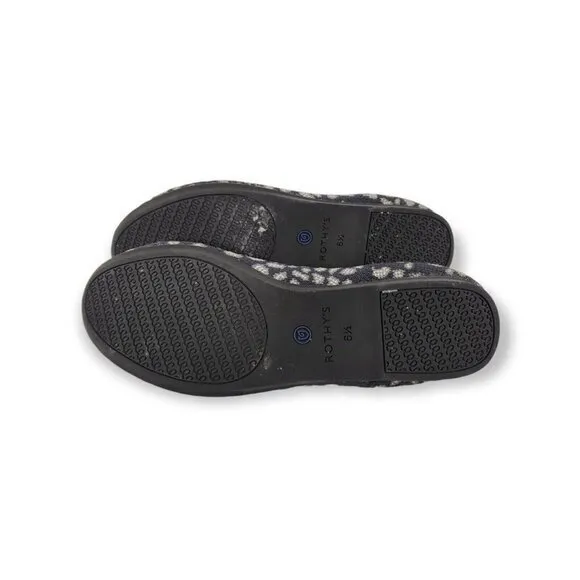 Rothy's Charcoal Kitten Flat Ballet‎ Shoes Womens 6.5 Rare Discontinued
