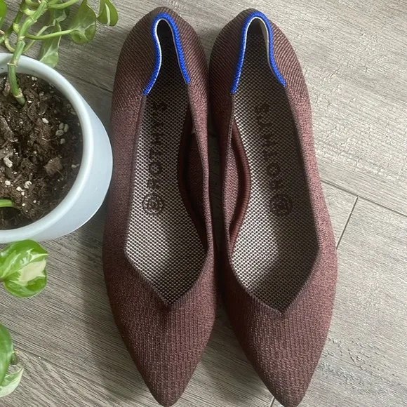 Rothy's python truffle size 7.5 pointed woman’s shoes