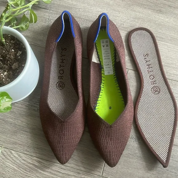 Rothy's python truffle size 7.5 pointed woman’s shoes