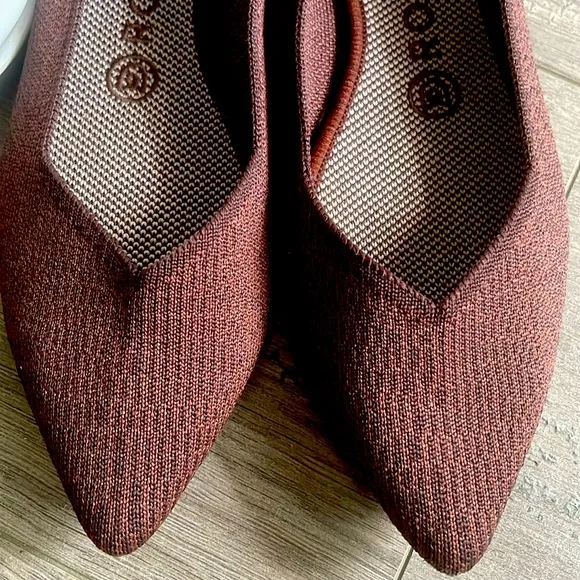 Rothy's python truffle size 7.5 pointed woman’s shoes
