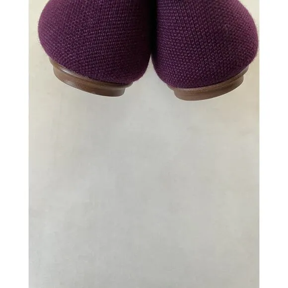 Rothy's Shoes Ballet Flats Loafers Pointed Toe Slip On Aubergine