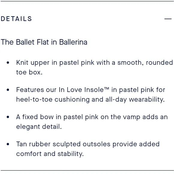 Rothy's The Ballet Flat in Ballerina sz 10