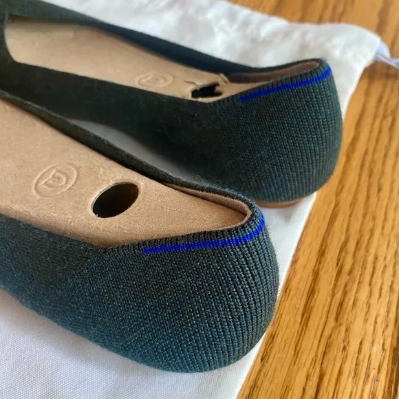 Rothy's - The Flat in Emerald Green, Size 8.5 Discontinued color!
