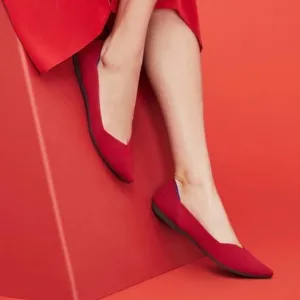 Rothys the point size 7 red woman’s flat shoes