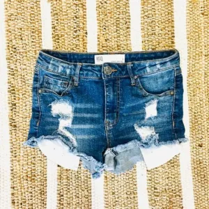 RSQ Tillys denim jean shorts distressed cut off  style
