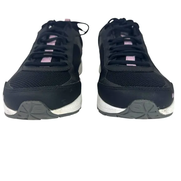 Ryka Brave Memory Foam Walking Shoes Womens 9.5 Black Pink Comfort Sneaker