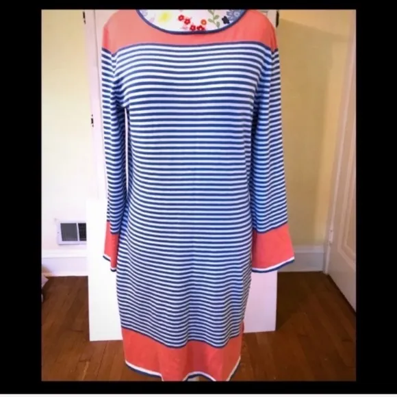 Sail to Sable Striped Shift Dress
