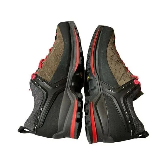 Salewa WMNS 6.5 Mountain Trainer 2 GTX Approach Shoe Vibram Red Brown Ortholite