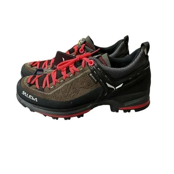 Salewa WMNS 6.5 Mountain Trainer 2 GTX Approach Shoe Vibram Red Brown Ortholite