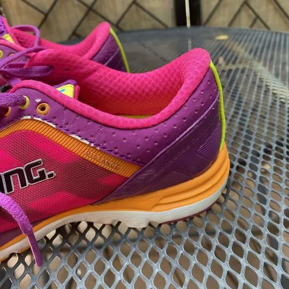 SALMING Running Shoes Distance  Women Anti Bacterial Odor Size 6.5 Floor Model