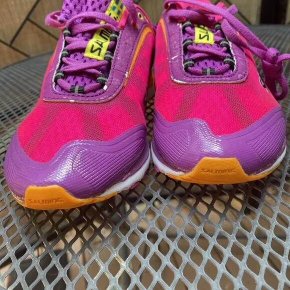 SALMING Running Shoes Distance  Women Anti Bacterial Odor Size 6.5 Floor Model
