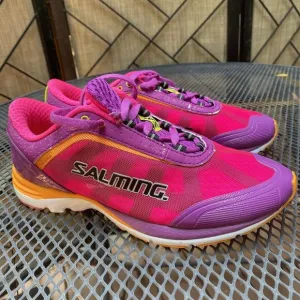 SALMING Running Shoes Distance  Women Anti Bacterial Odor Size 6.5 Floor Model