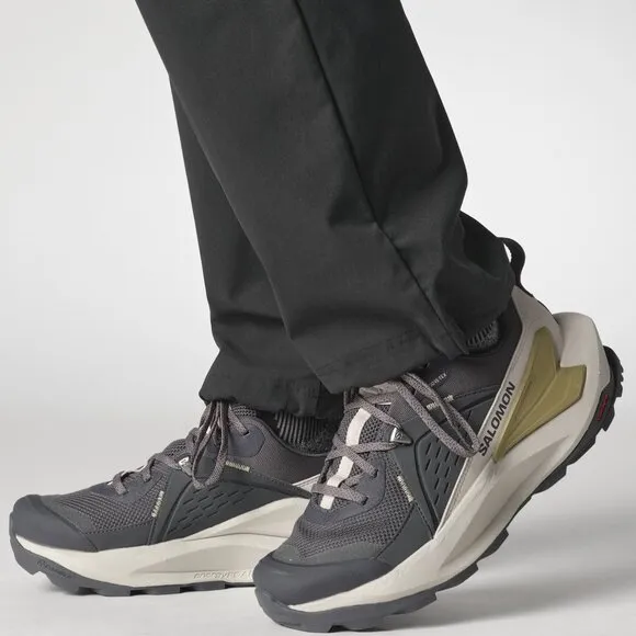 Salomon Men's Black Mustard Elixir GTX Gore-Tex Trail Athletic Trekking Shoes 8