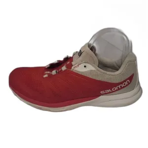Salomon Sense Pro 2 Trail Running Shoes Womens 7.5 Red &amp; White Outdoor OrthoLite