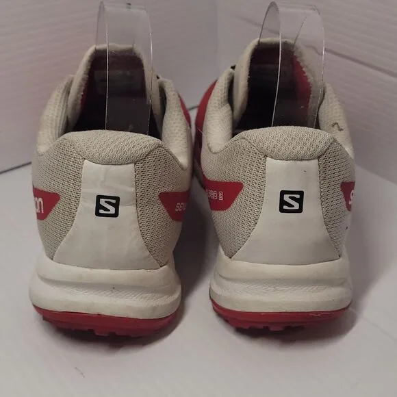 Salomon Sense Pro 2 Trail Running Shoes Womens 7.5 Red &amp; White Outdoor OrthoLite
