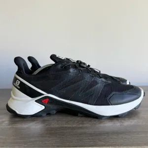 SALOMON SuperCross Black White Men's Shoe Size 12.5 #1138