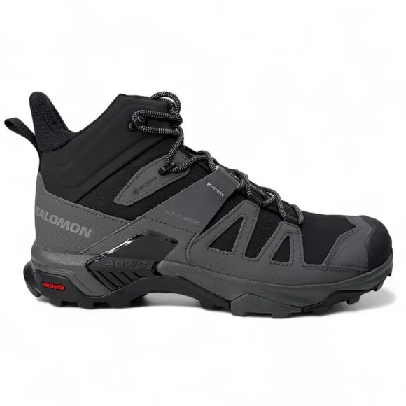 Salomon X Ultra 4 Mid GTX Men’s Hiking Boots US 10.5 Black No Box New