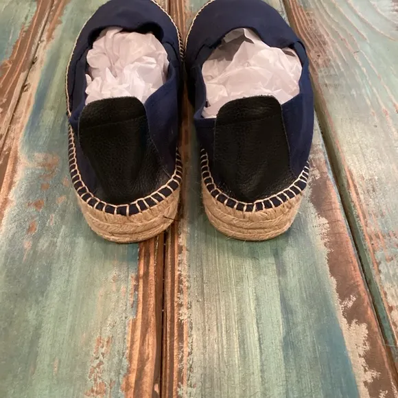 Salvi Natural World 11-11.5 (45) Slip On Men’s Shoes Navy Blue Made In Spain
