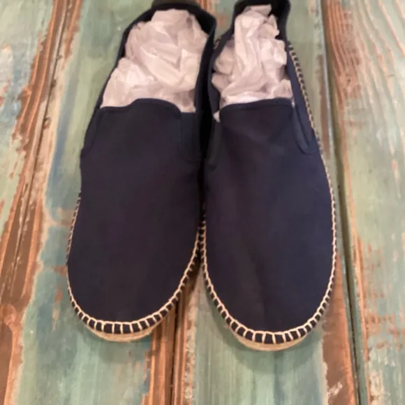 Salvi Natural World 11-11.5 (45) Slip On Men’s Shoes Navy Blue Made In Spain