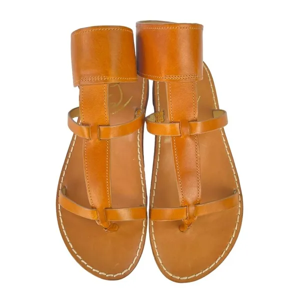 Sam Edelman Mollie Gladiator Flat Sandals Womens Size 6‎