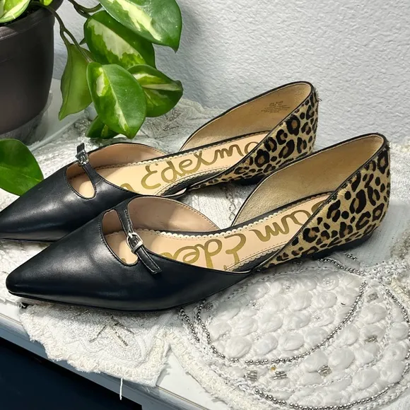 Sam Edelman Rina d'Orsay Genuine Calf Hair Flat