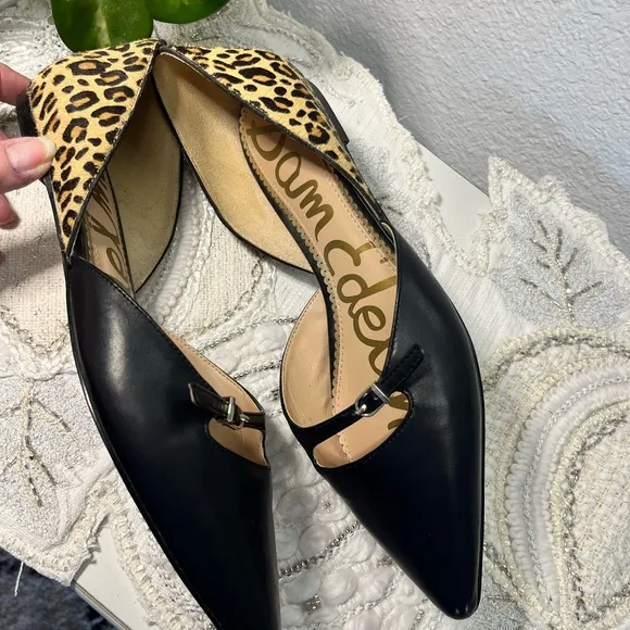 Sam Edelman Rina d'Orsay Genuine Calf Hair Flat