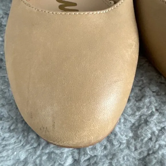 Sam Edelman Stillson Pumps Almond Toe Neutral Nude Size 8
