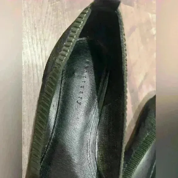 Sanctuary Shoes Social Camo Knit Flat Black/Green | Size: 8 1/2m