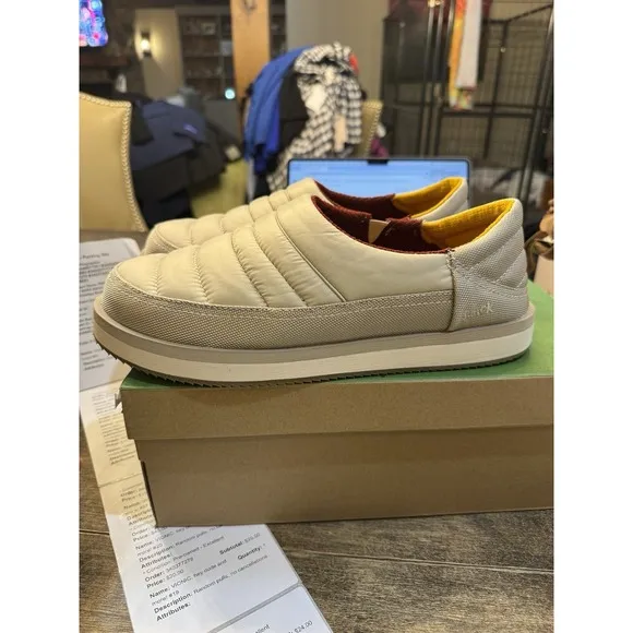 Sanuk ALL GENDER PUFFY CHILLER LOW SL 1139471 Peyote Men's 11 Women's 12