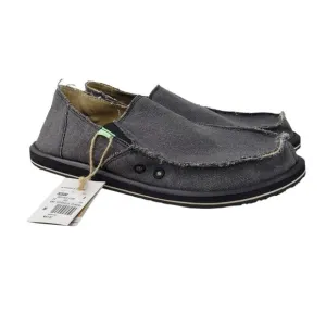 Sanuk NWT Vagabond Sidewalk Surfer Charcoal Gray SMF1001 Mens Size 12