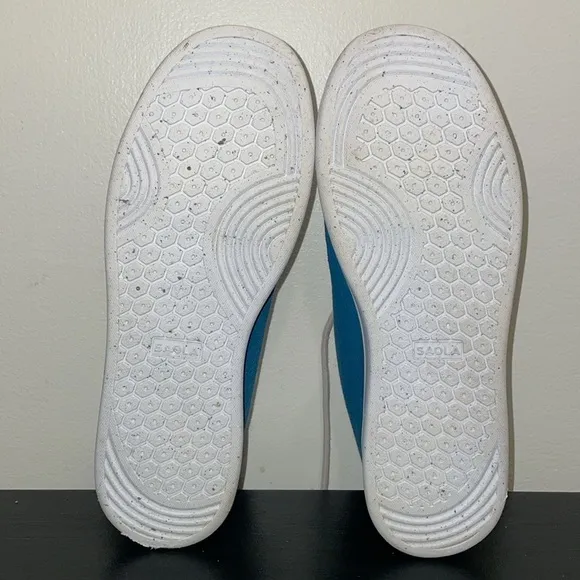 Saola Women Vegan Teal Blue Sneaker Size 10.  Excellent condition